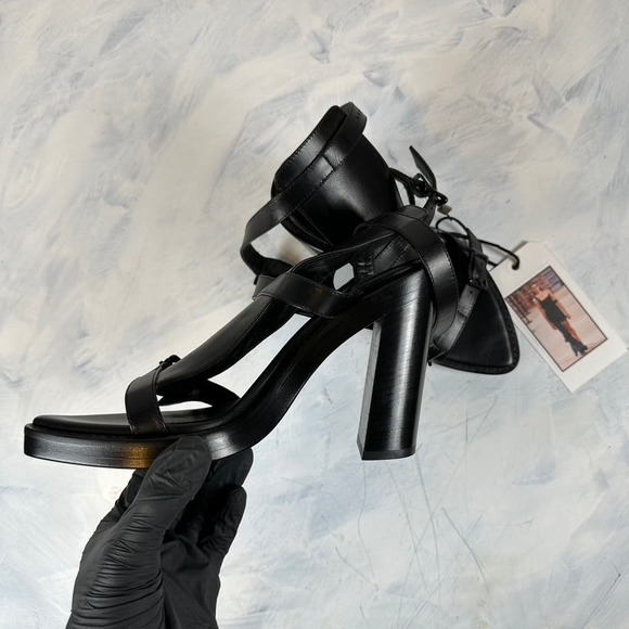 Agnellato Nero Buckle Sandals Ann Demeulemeester BNWT - Picture 4 of 10